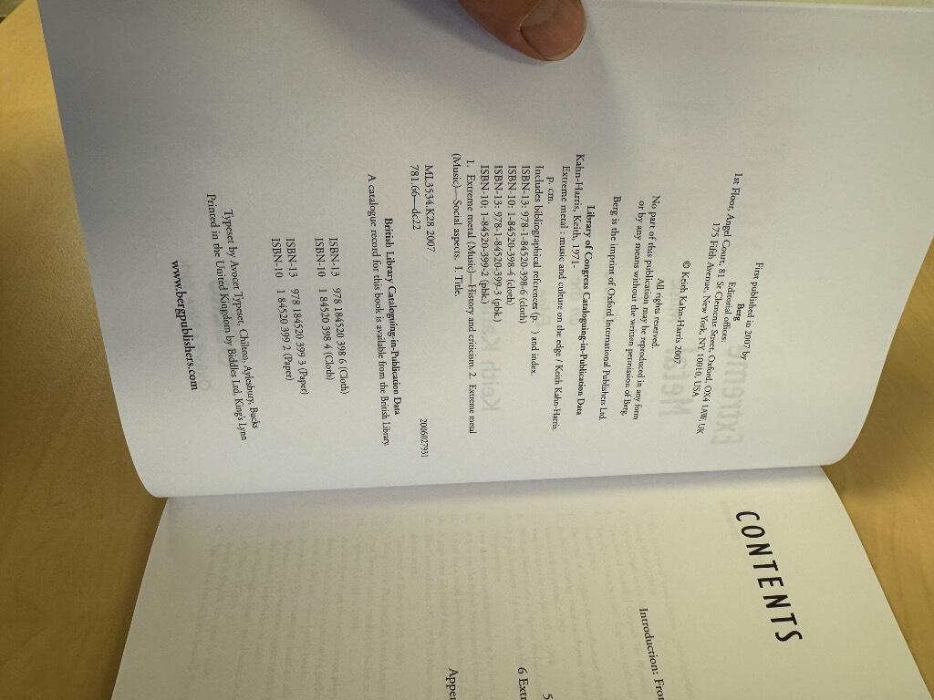 Extreme metal - music and culture on the edge