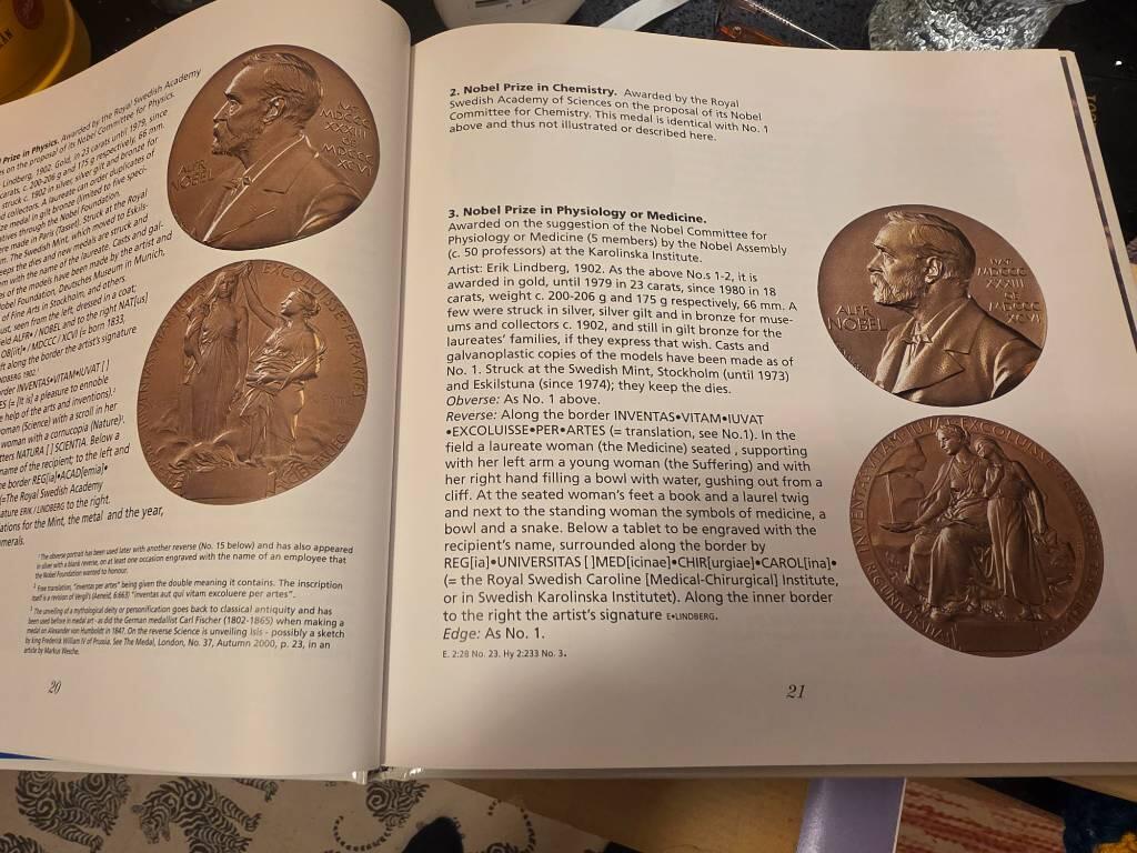 Nobel medals