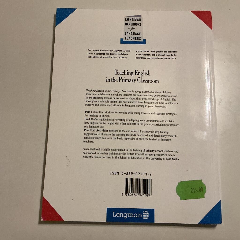 Teaching English in the primary classroom