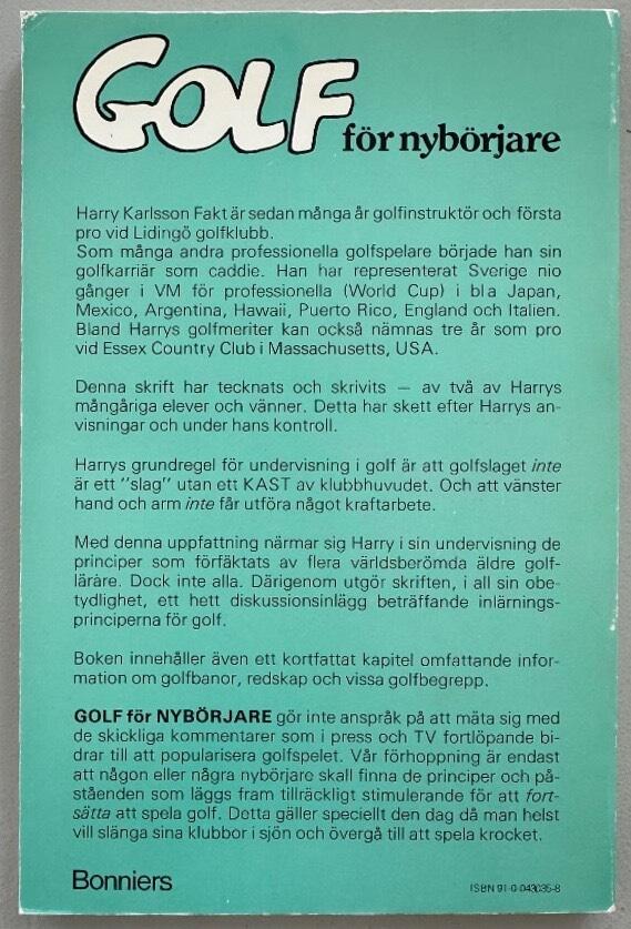 Golf f&ouml;r nyb&ouml;rjare
