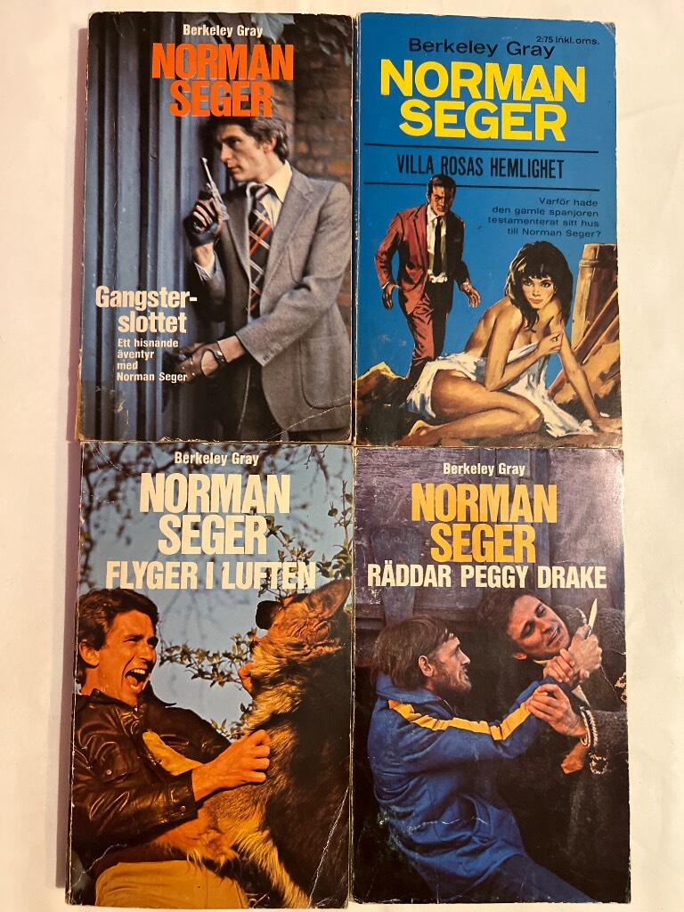 Norman Seger flyger i luften