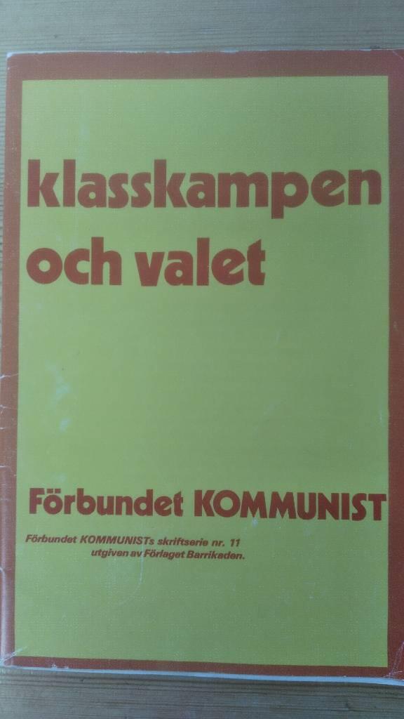 Klasskampen och valet