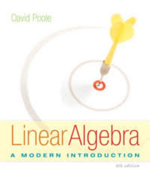 Linear algebra - a modern introduction