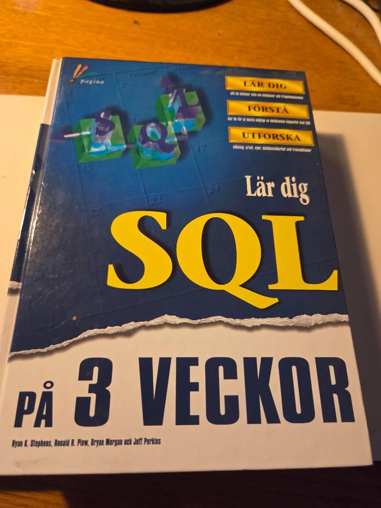 L&auml;r dig SQL p&aring; 3 veckor