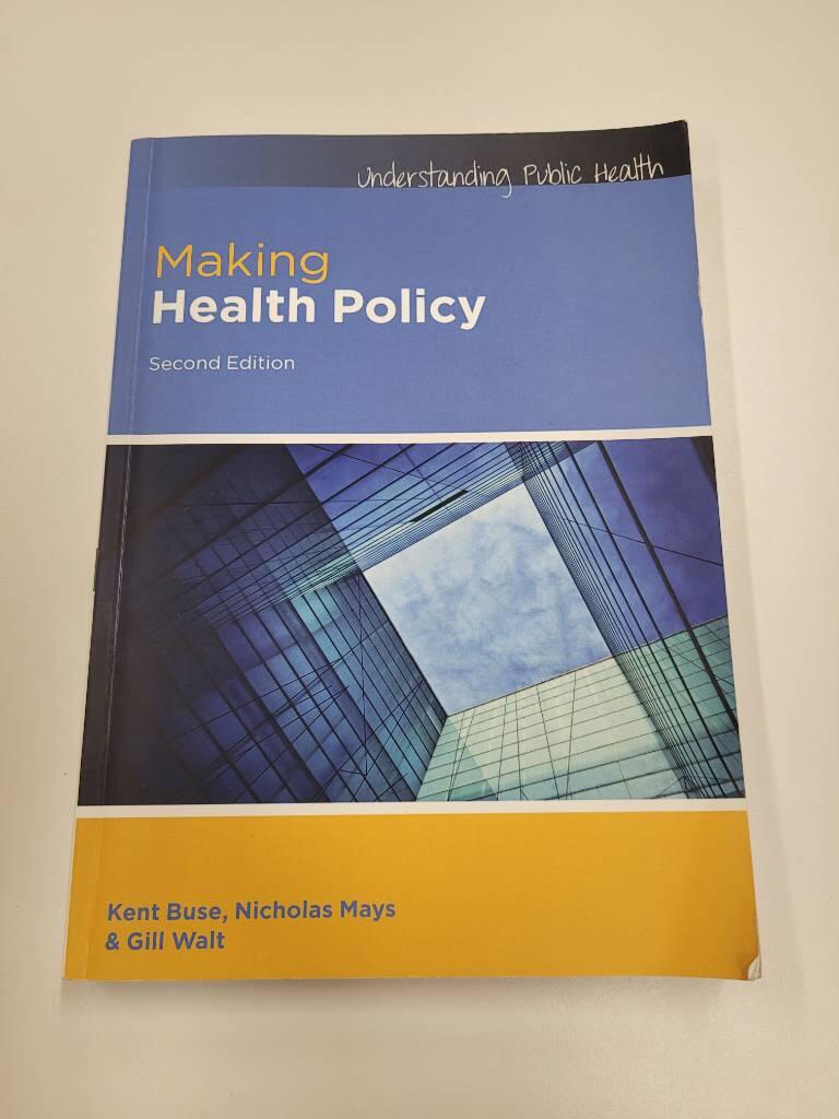 Making health policy