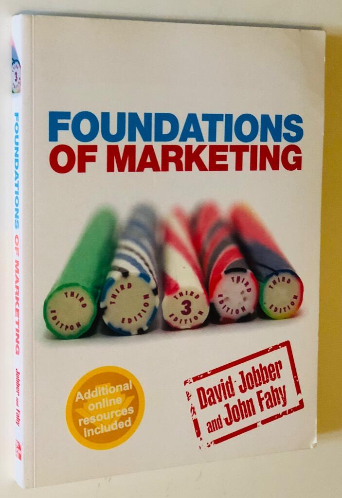 Foundations of marketing