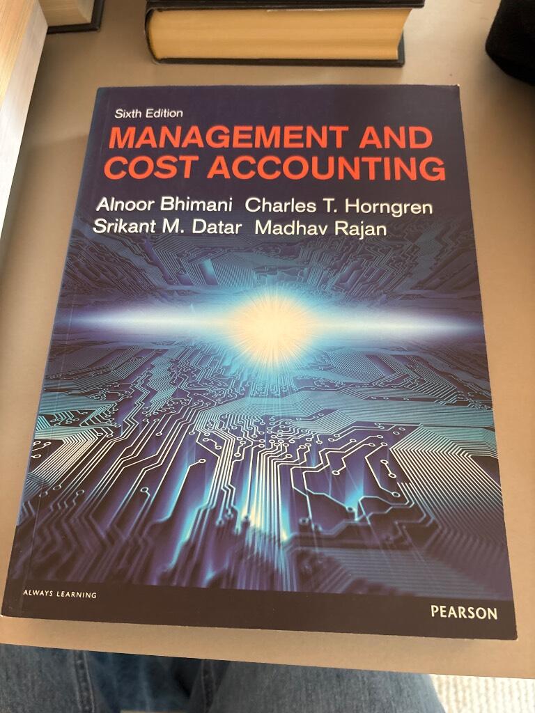 Management and cost accounting
