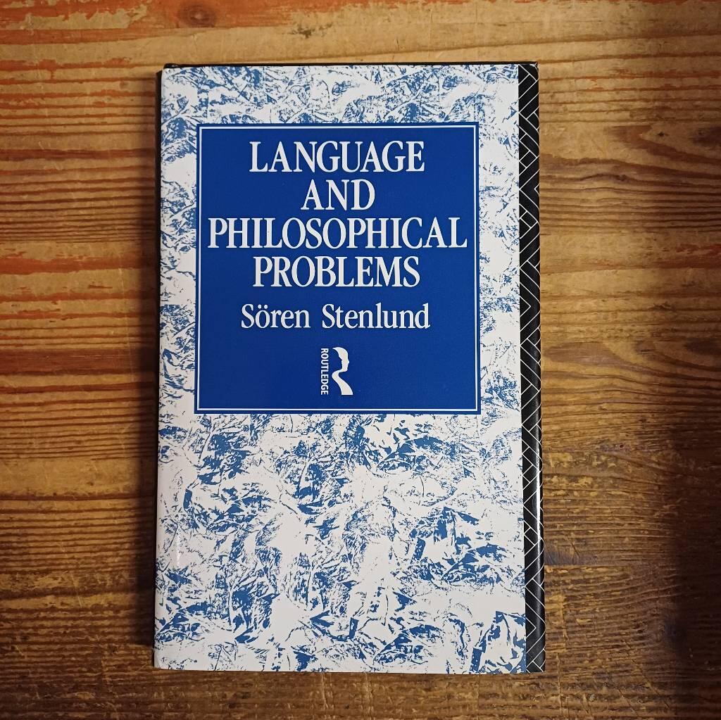 Language and philosophical problems