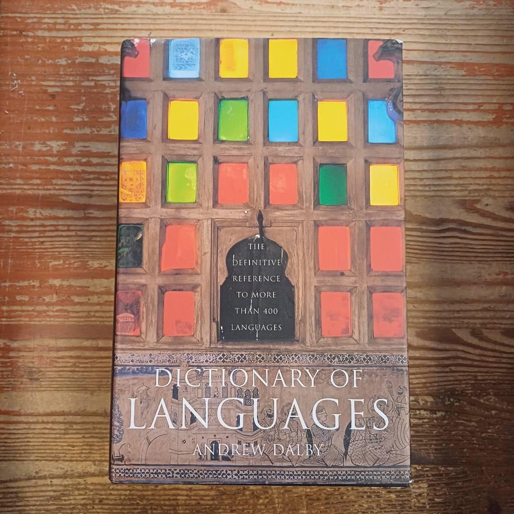 Dictionary of languages