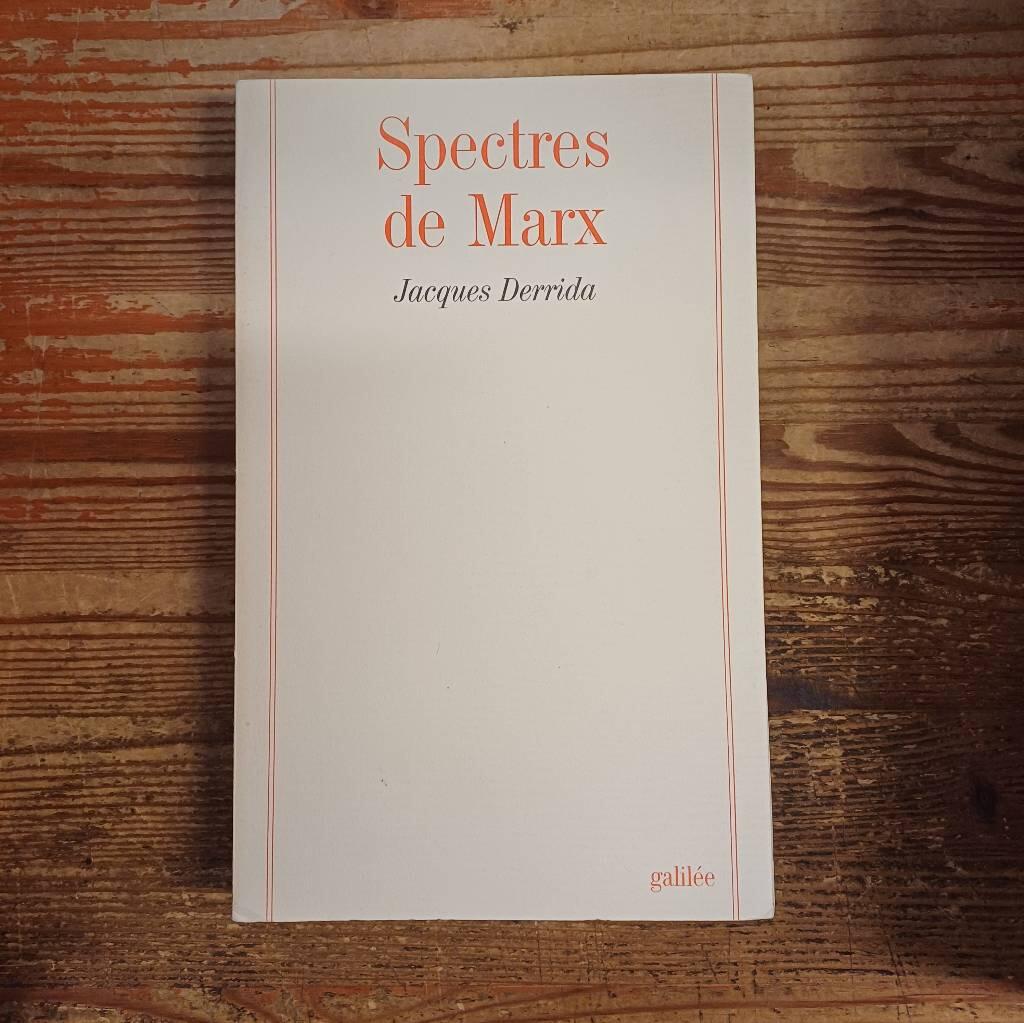 Spectres de Marx - l'&eacute;tat de la dette, la travail du deuil et la nouvelle Internationale