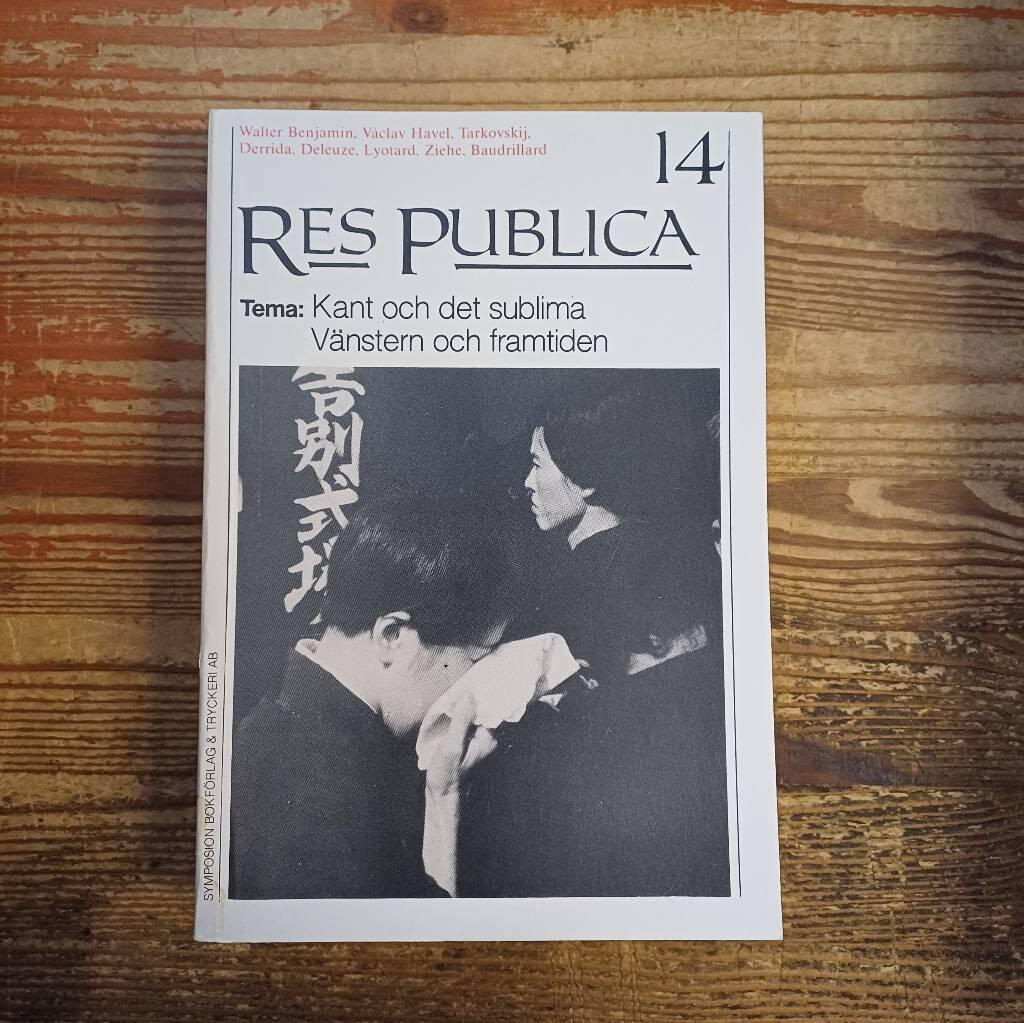 Res publica - &Ouml;stlings bokf&ouml;rlag Symposions teoretiska och litter&auml;ra tidskrift