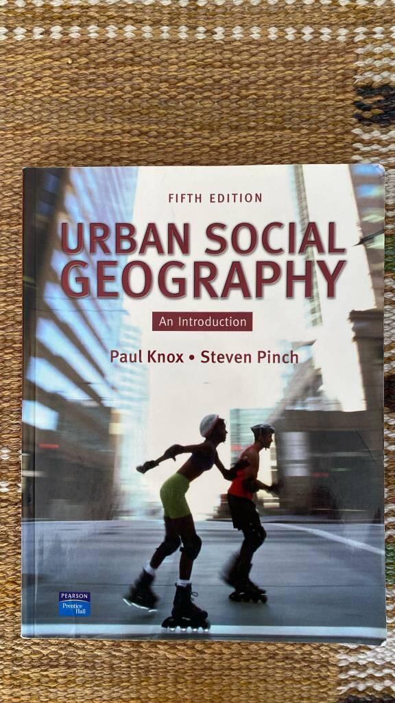Urban social geography - an introduction
