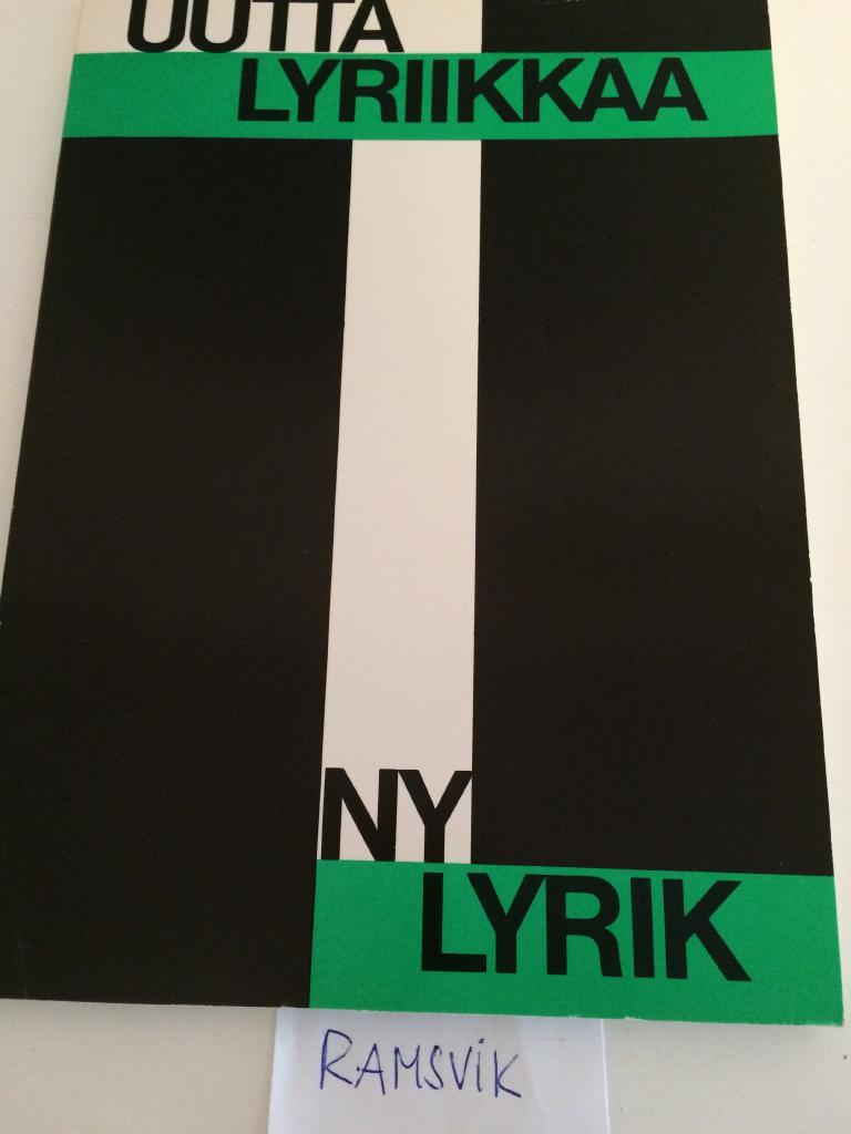 Ny lyrik : Finlands och Sveriges f&ouml;rfattarcentra i samarbete med F&ouml;reningarna Norden i Finland och i Sverige med anledning av den nordiska litteraturkampanjen 1983-1984 = Uutta lyriikkaa : Suomen ja Ruotsin kirjailijakeskukset yhteisty&ouml;ss&auml; Suomen ja Ruots