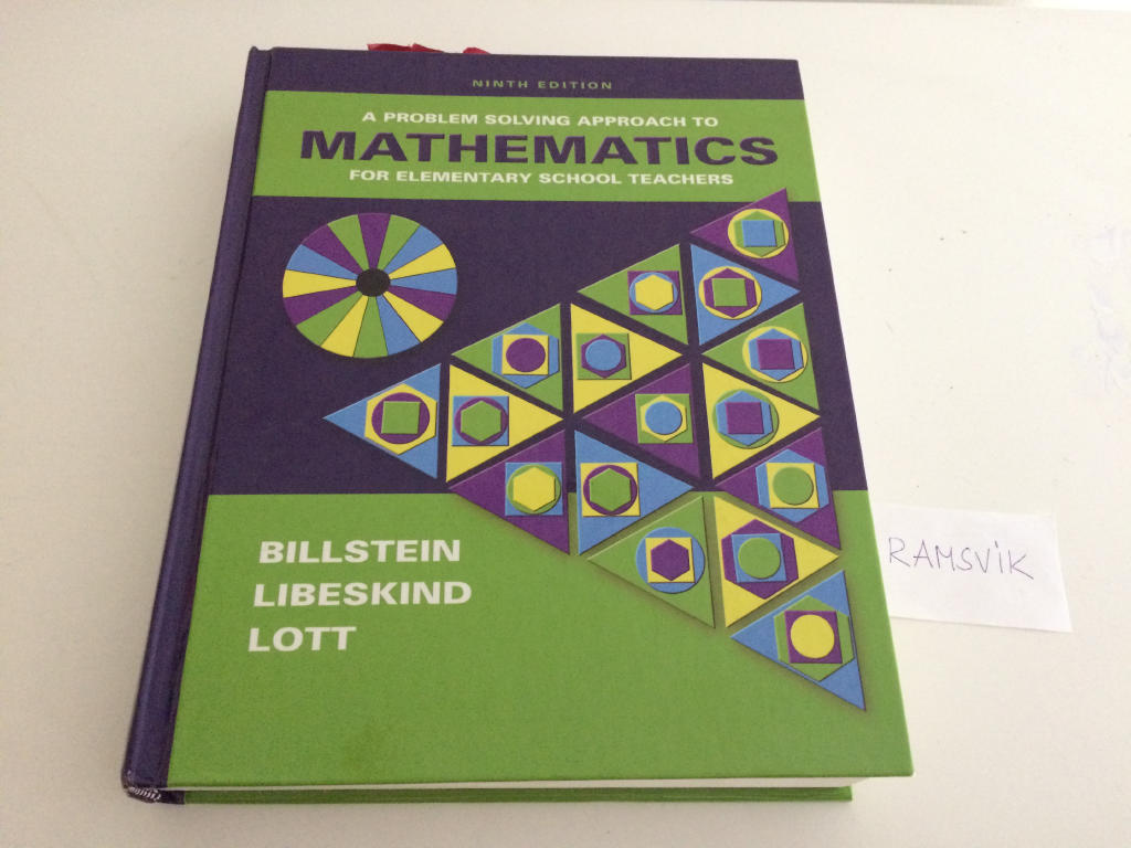Problem Solving Approach to Mathematics for Elementary School Teachers