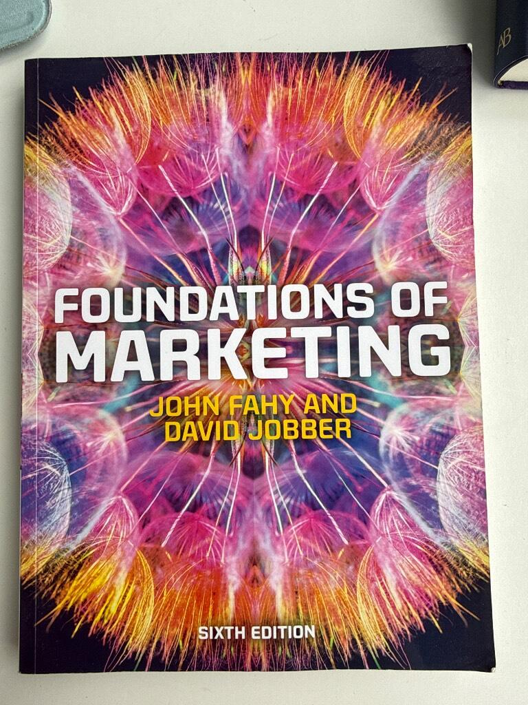 Foundations of marketing