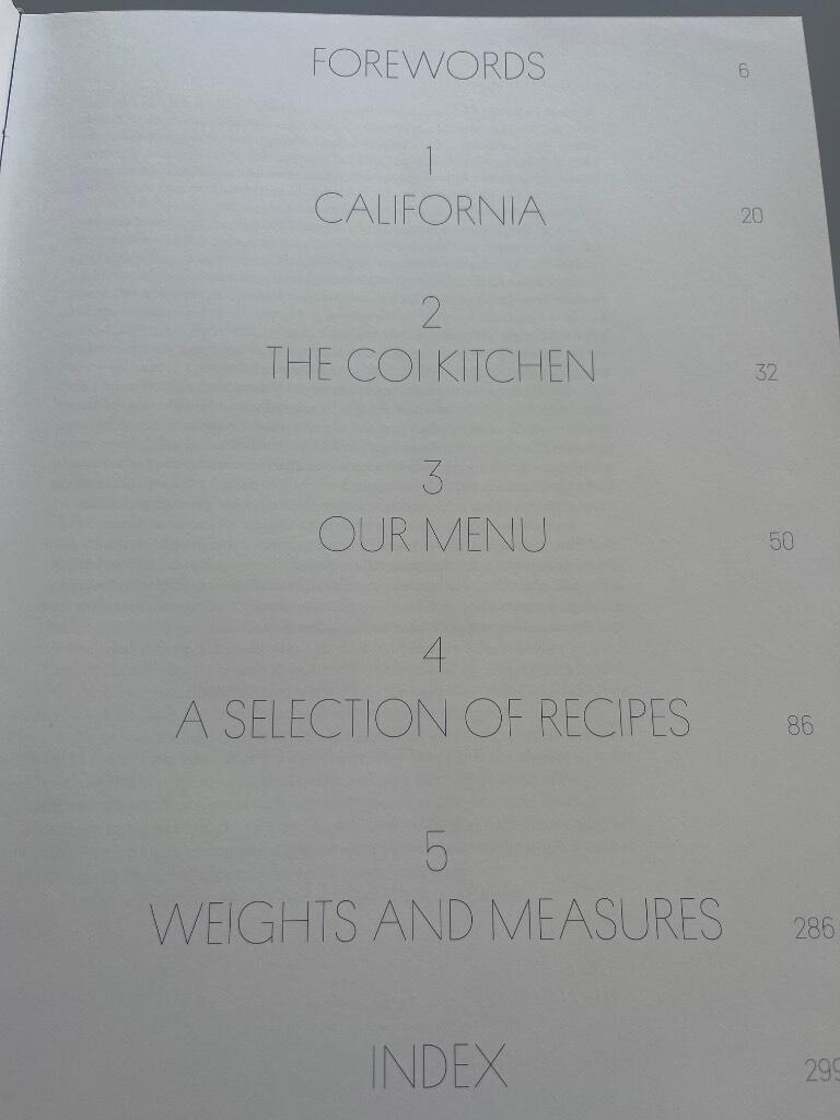 Coi - stories and recipes