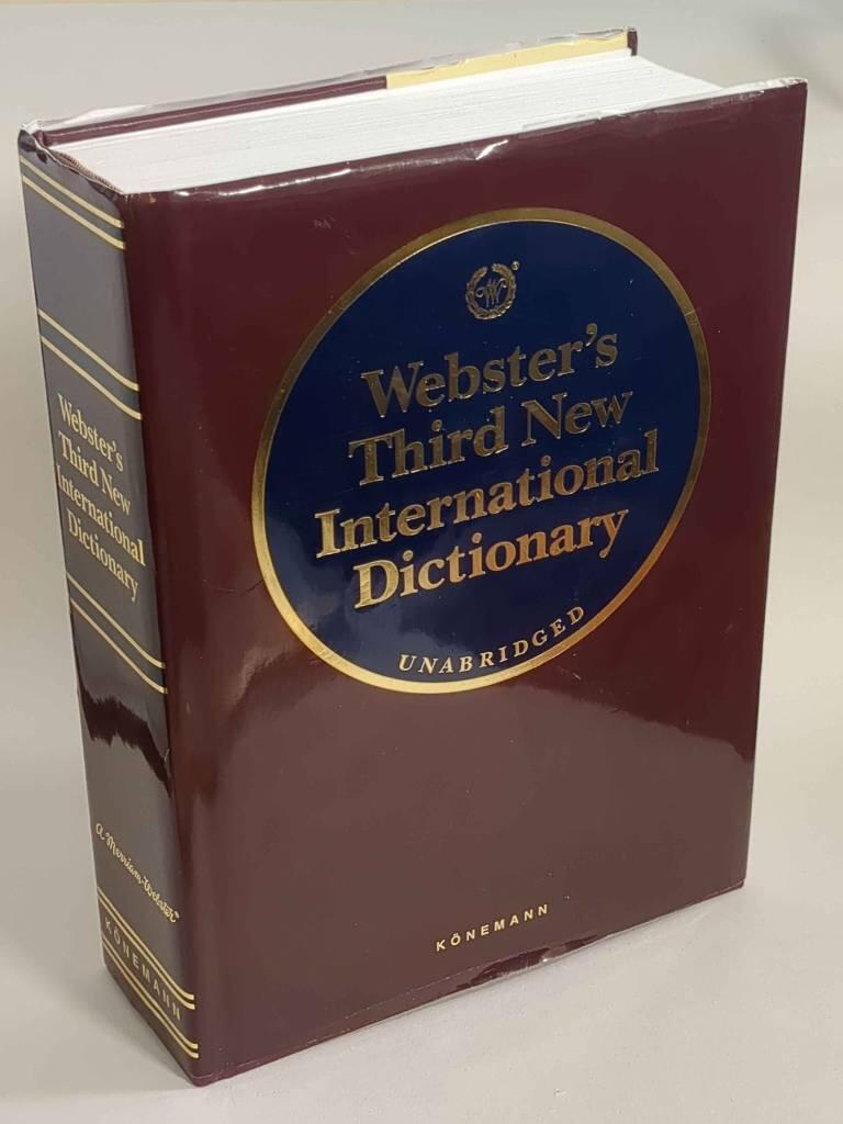 Webster's third New International Dictionary