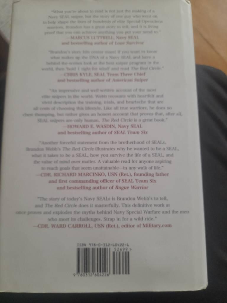 The red circle - my life in the Navy Seal Sniper Corps and how I trained America's deadliest marksmen