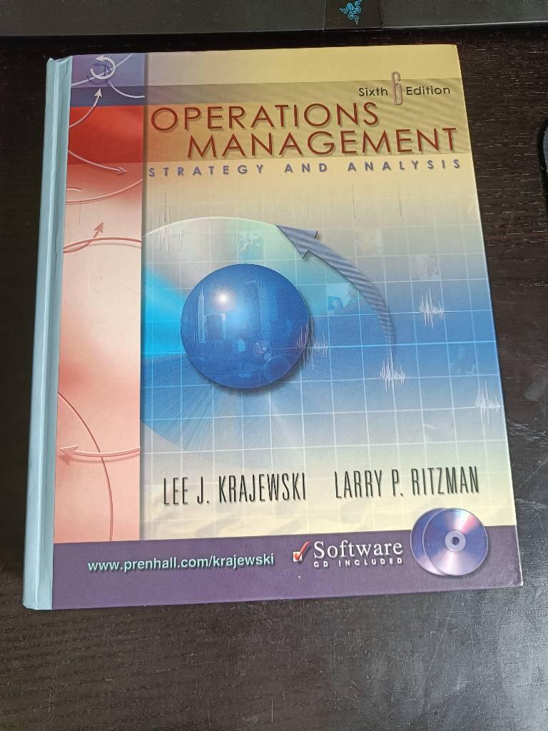 Operations management - strategy and analysis