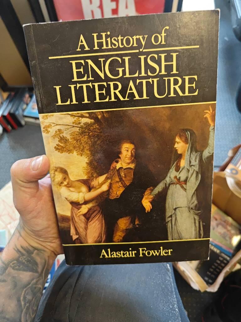 A history of English literature