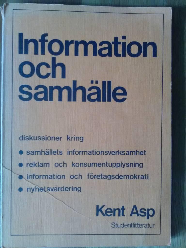 Information och samh&auml;lle