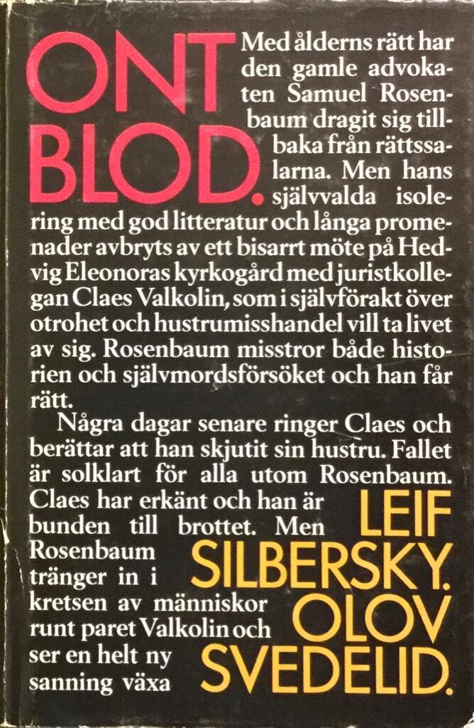 Ont blod : detektivroman