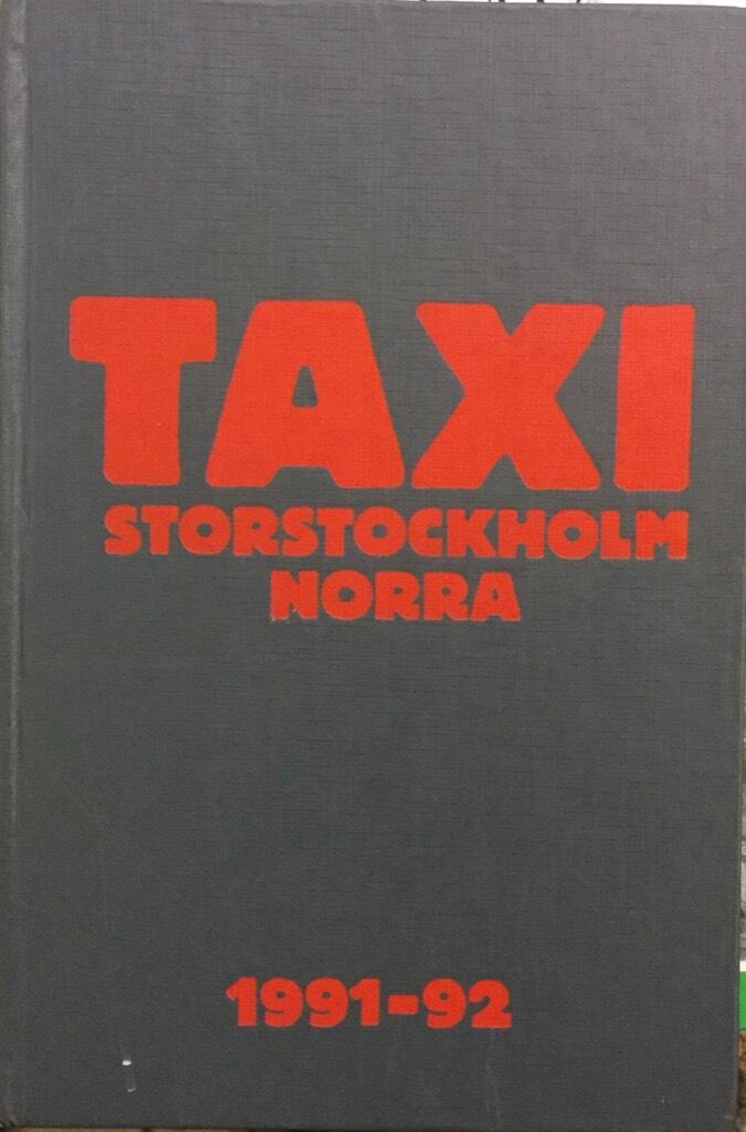 Taxi - Storstockholm. Norra med Arlanda, Sigtuna, M&auml;rsta, Knivsta och Norrt&auml;lje