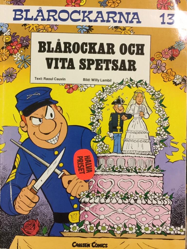 Bl&aring;rockar och vita spetsar