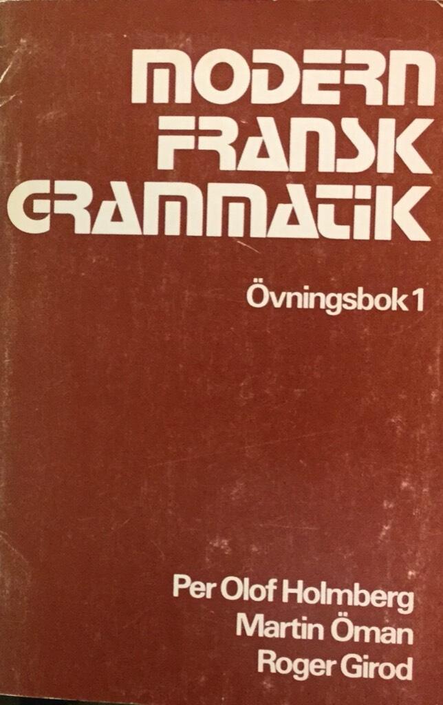 Modern fransk grammatik