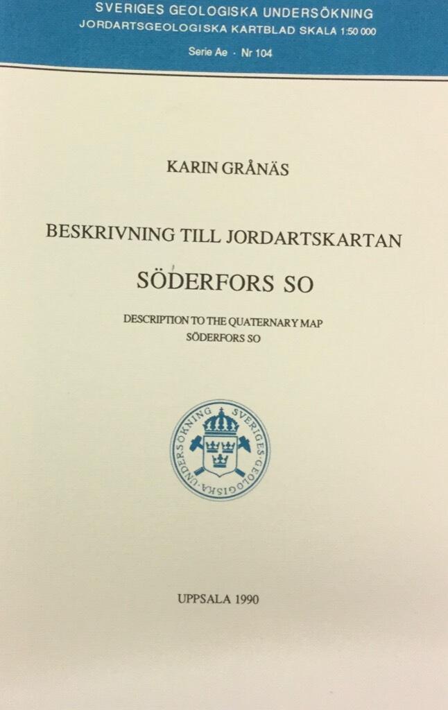 Jordartskartan [Kartografiskt material]