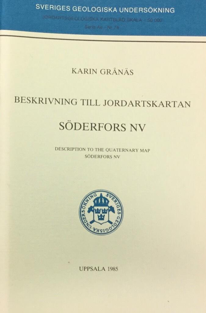 Jordartskartan 12H S&ouml;derfors NV