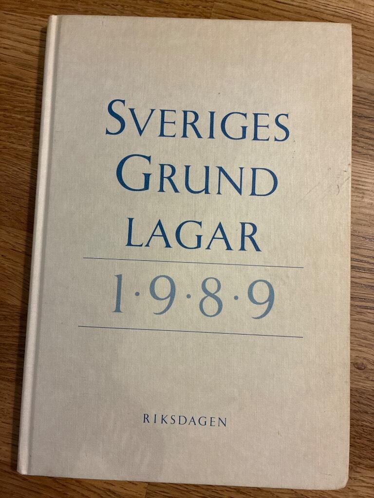 Sveriges grundlagar : 1989