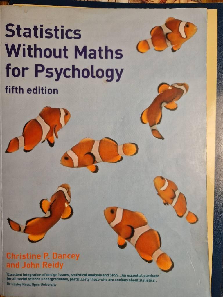 Statistics without maths for psychology