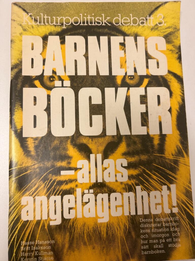 Barnens b&ouml;cker - allas angel&auml;genhet!