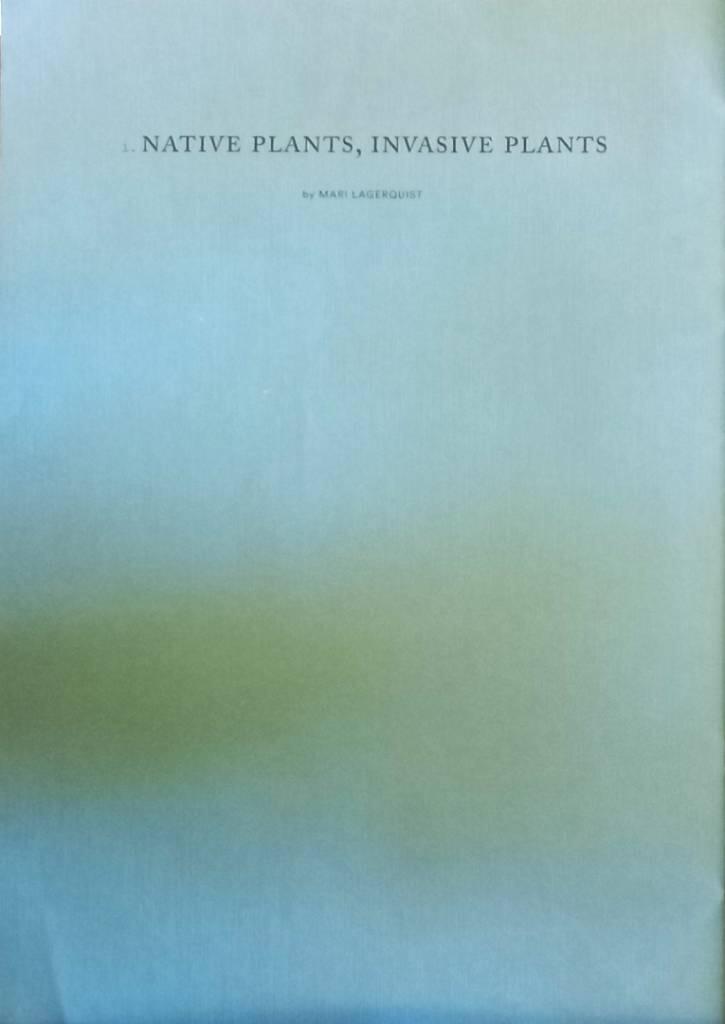 Native plants, invasive plants