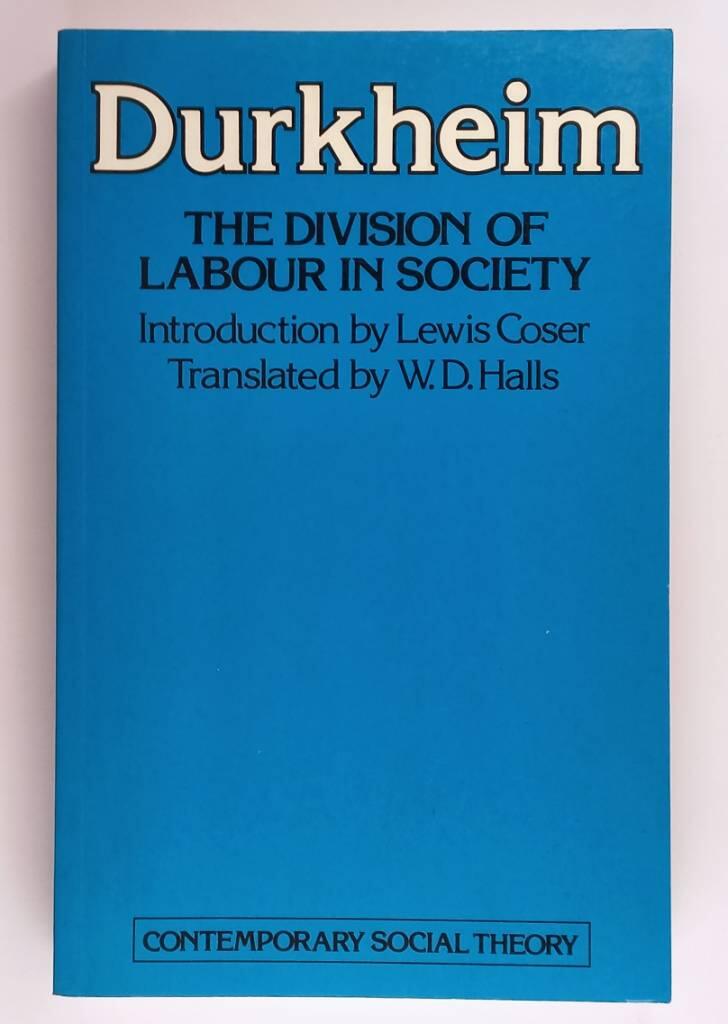 The division of labour in society