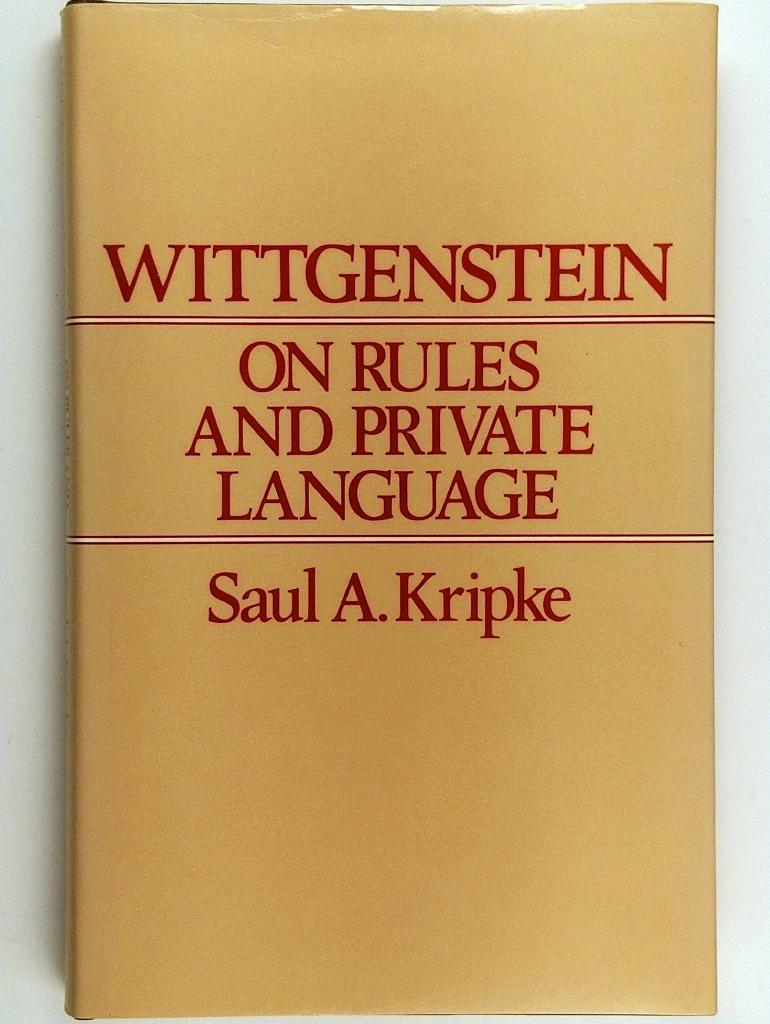Wittgenstein on rules and private language : an elementary exposition