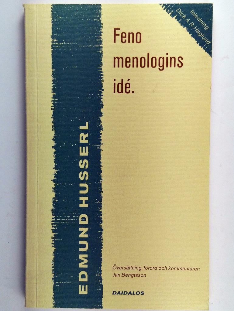 Fenomenologins id&eacute;