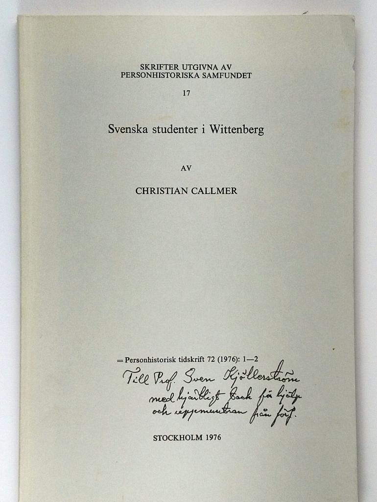 Svenska studenter i Wittenberg