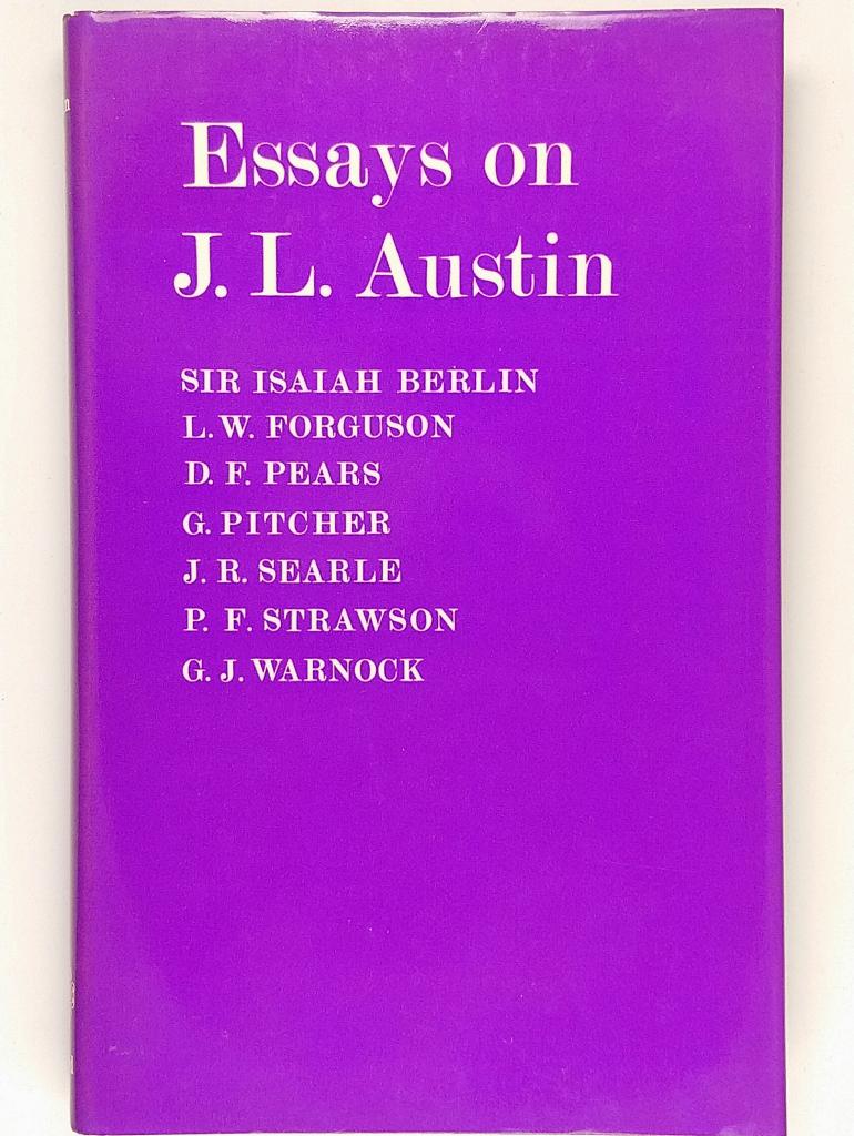 Essays on J.L. Austin