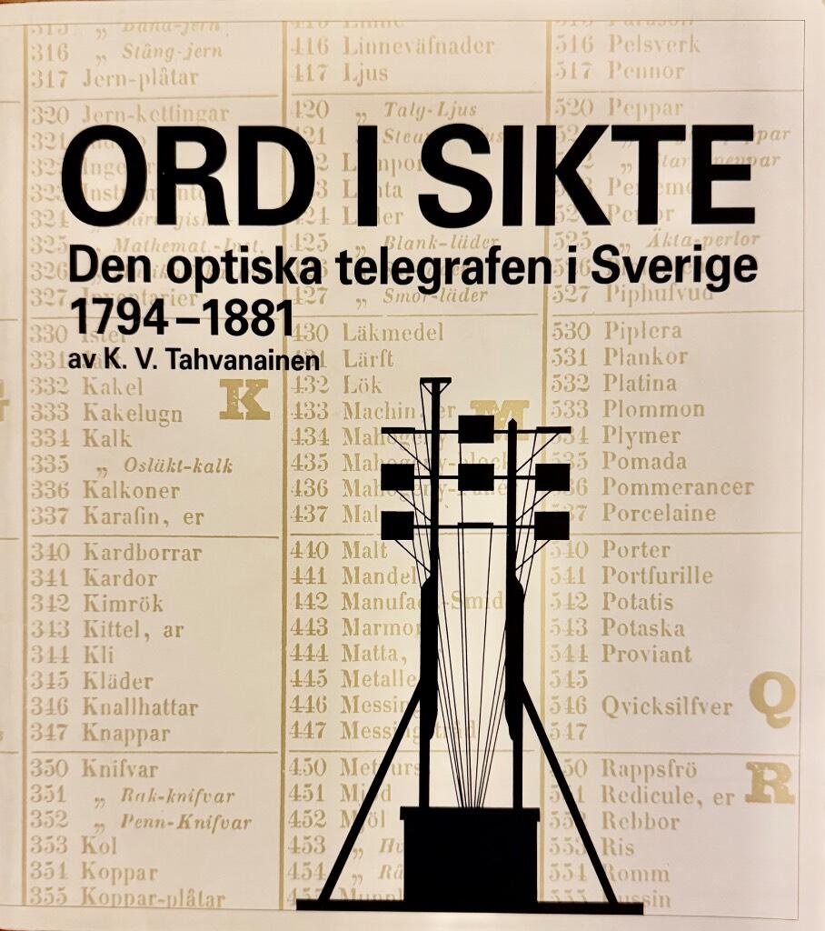 Ord i sikte - den optiska telegrafen i Sverige 1794-1881