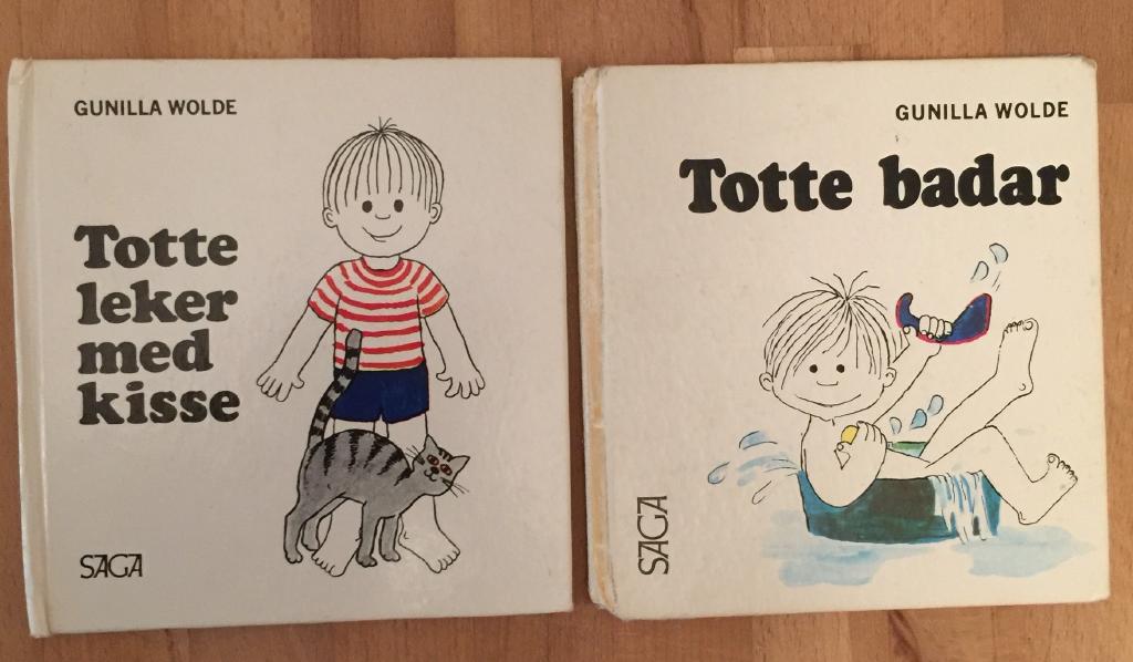 Totte leker med kisse