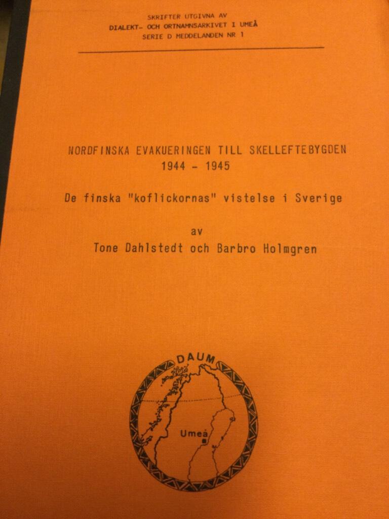 Finska evakueringen i Burträskbygden 1944-1945