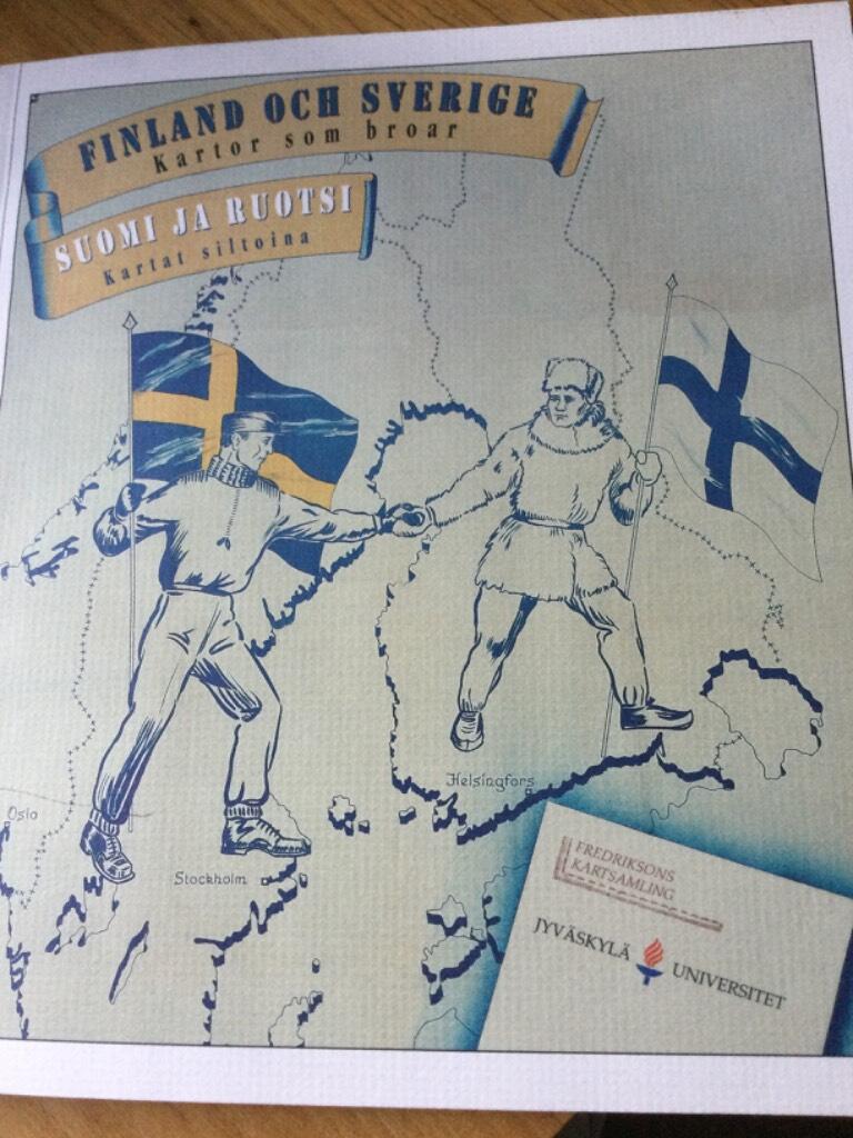 Finland och Sverige : kartor som broar = Suomi ja Ruotsi : kartat siltoina