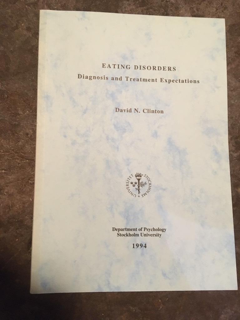 Eating disorders : diagnosis and treatment expectations