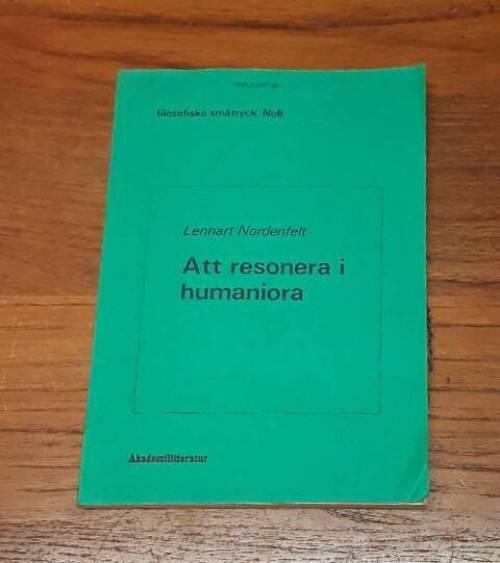 Att resonera i humaniora