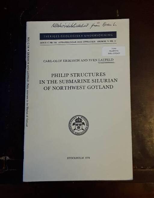 Philip structures in the submarine Silurian of northwest Gotland