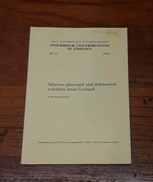 Silurian phacopid and dalmanitid trilobites from Gotland Volume 40(1)