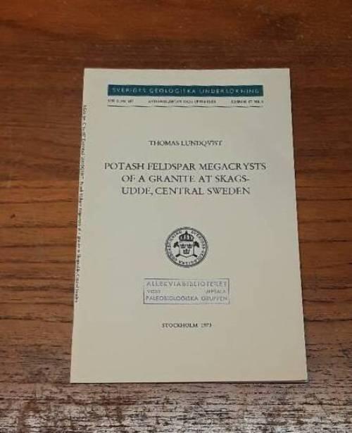 Potash feldspar megacrysts of a granite at Skagsudde, central Sweden