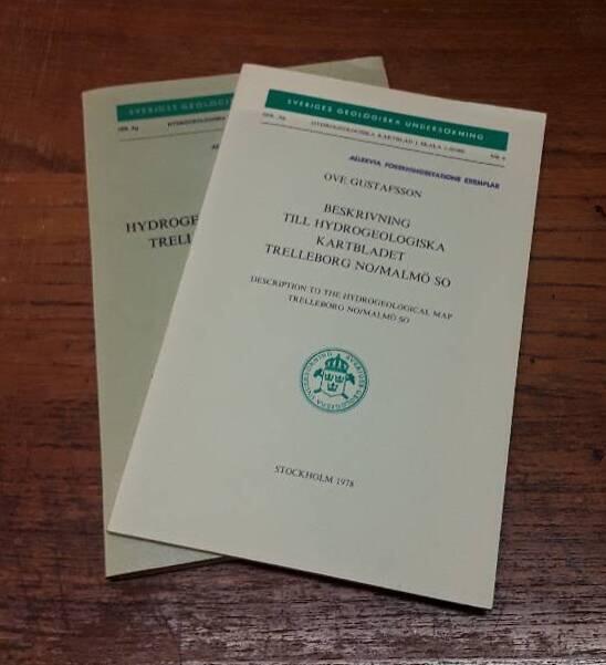 Hydrogeologiska kartbladet Trelleborg NO/Malm&ouml; SO